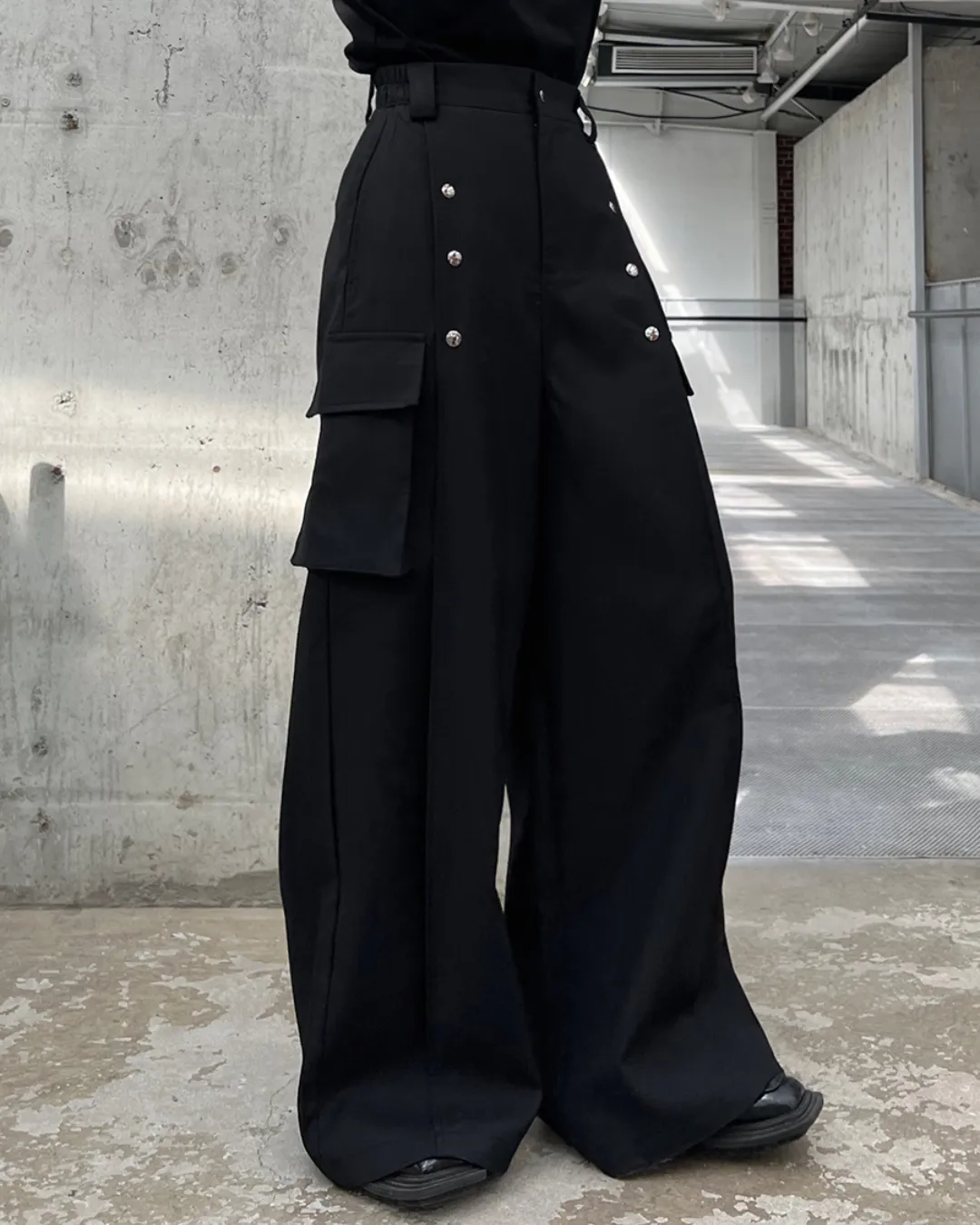 Pocket Bang Wide Pants FEI0003