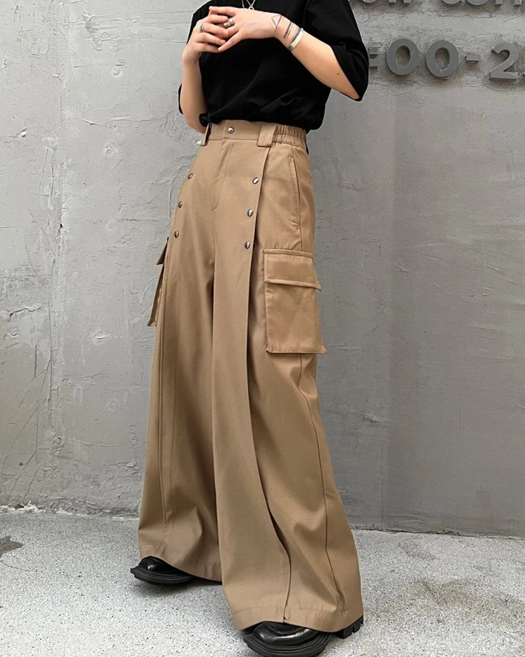 Pocket Bang Wide Pants FEI0003