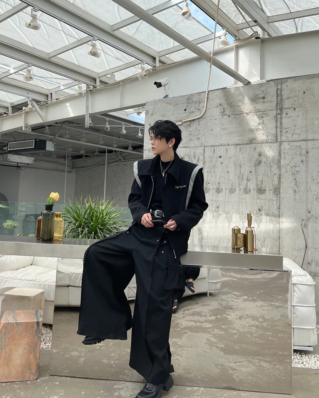 Pocket Bang Wide Pants FEI0003