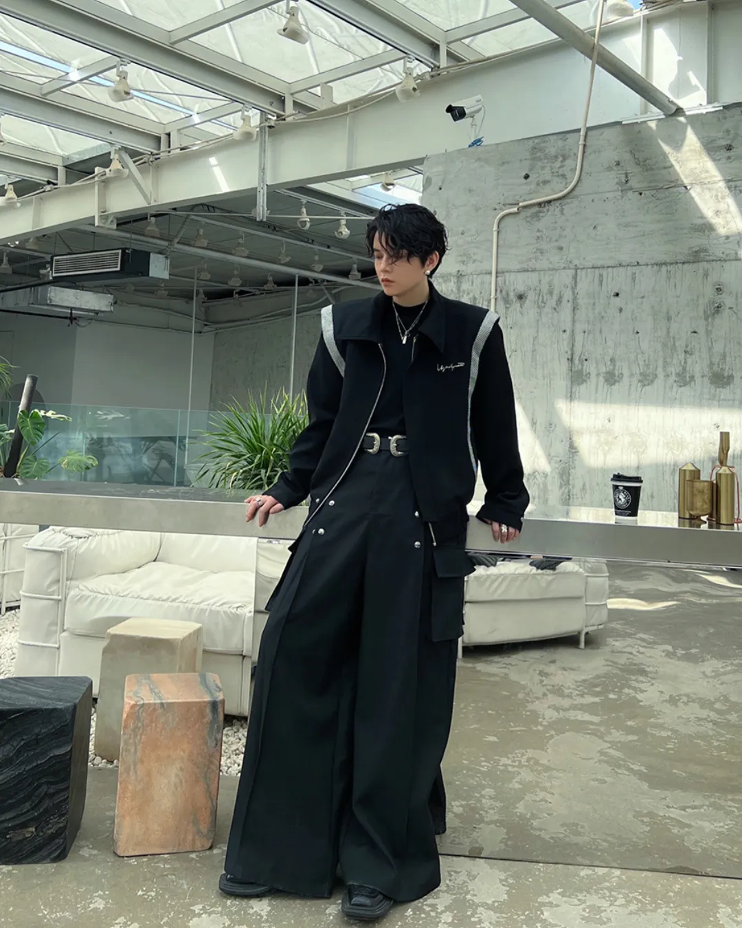 Pocket Bang Wide Pants FEI0003