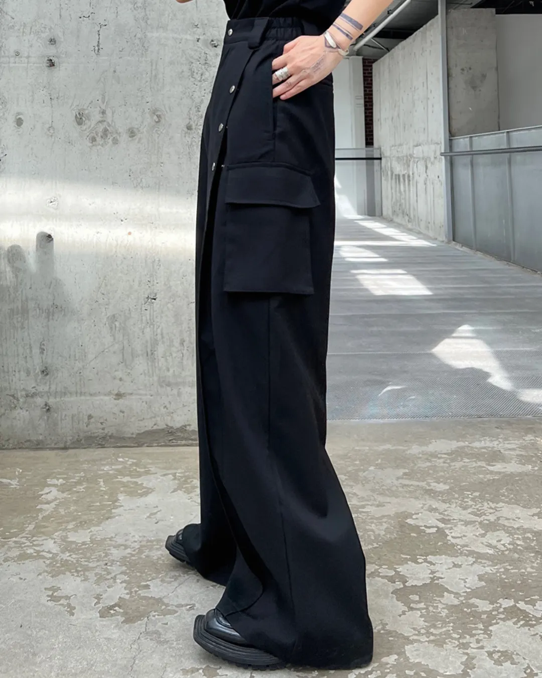 Pocket Bang Wide Pants FEI0003