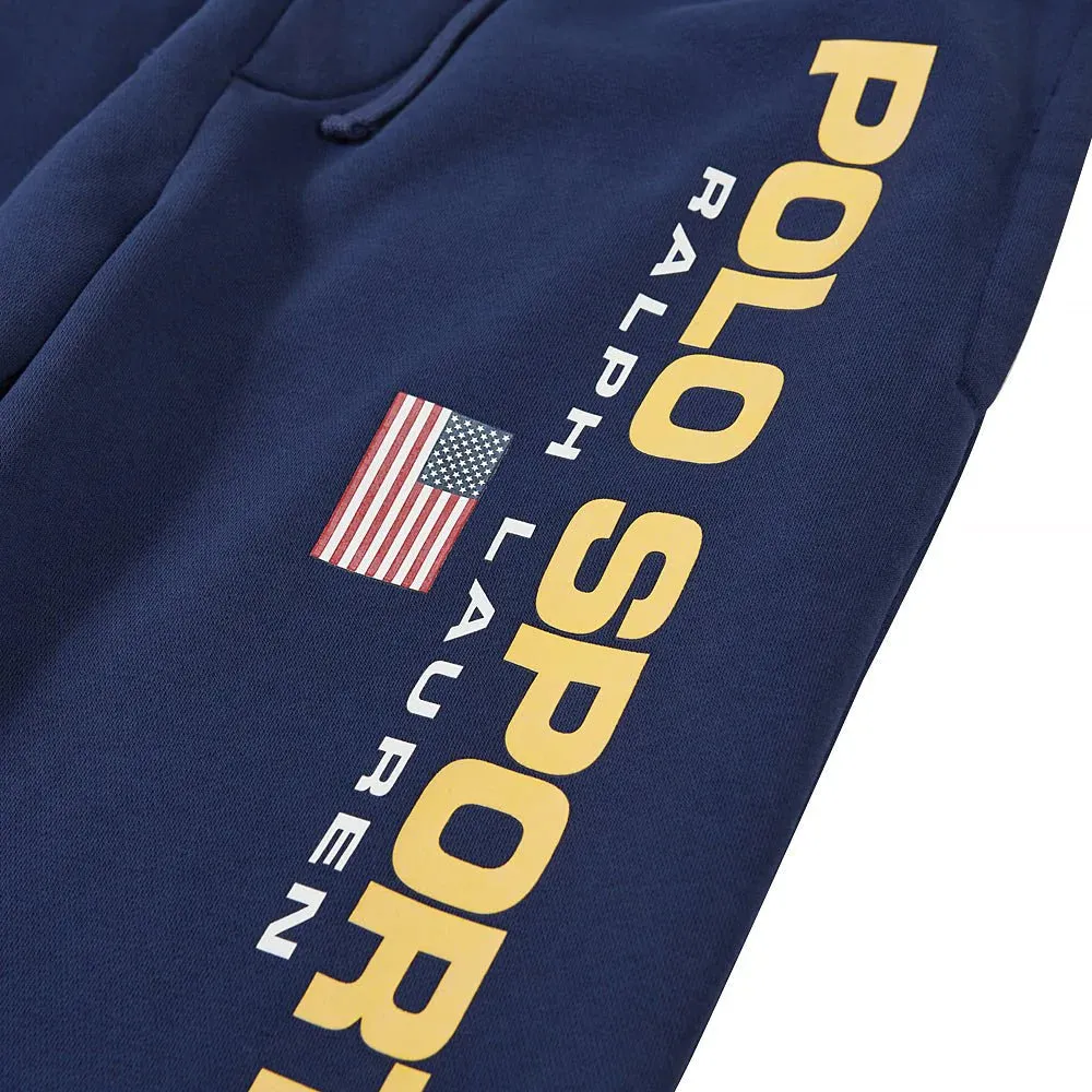Polo Sport Fleece Pant - Dark Cobalt