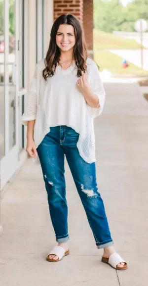 Pretty Girl Ivory Top