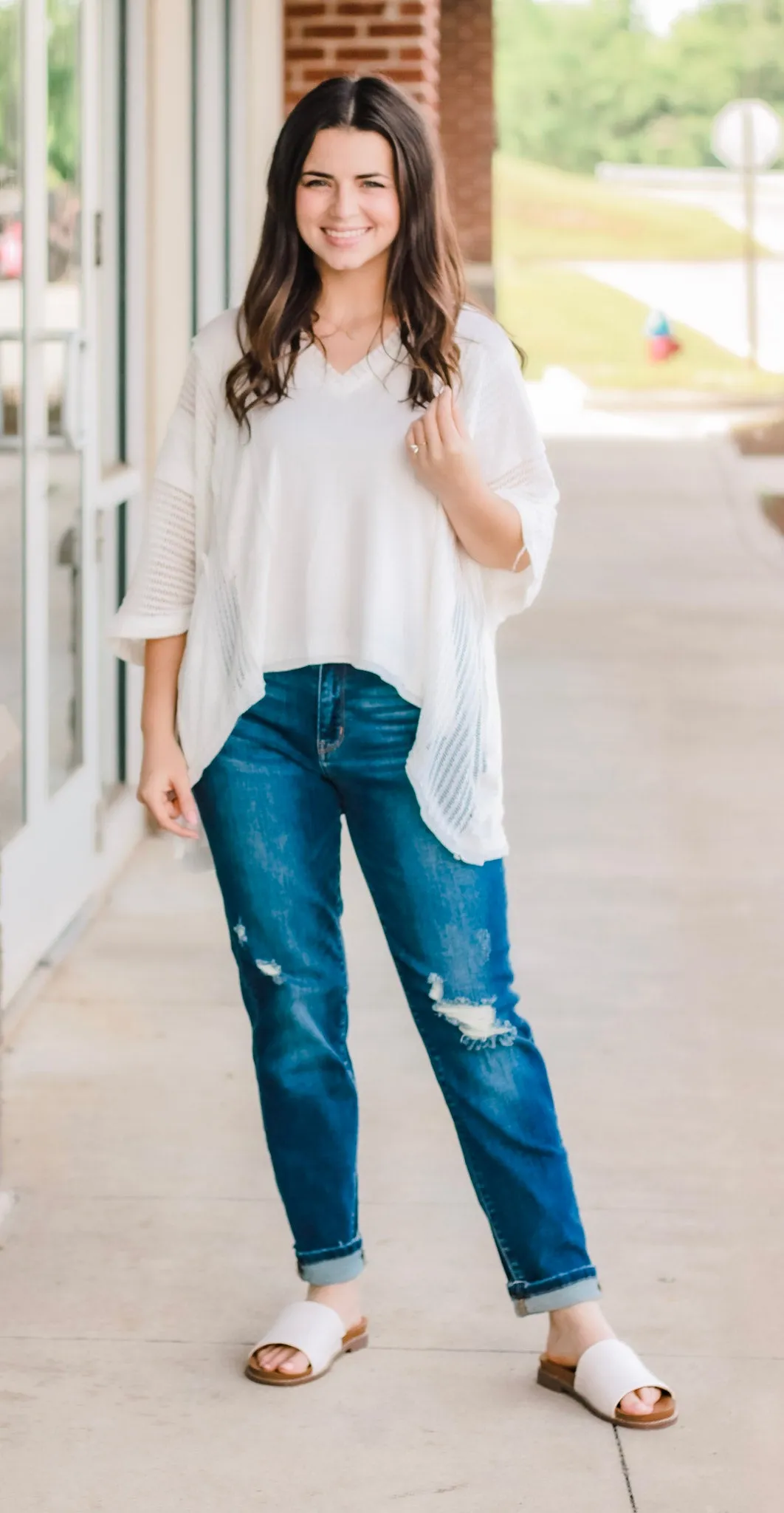 Pretty Girl Ivory Top