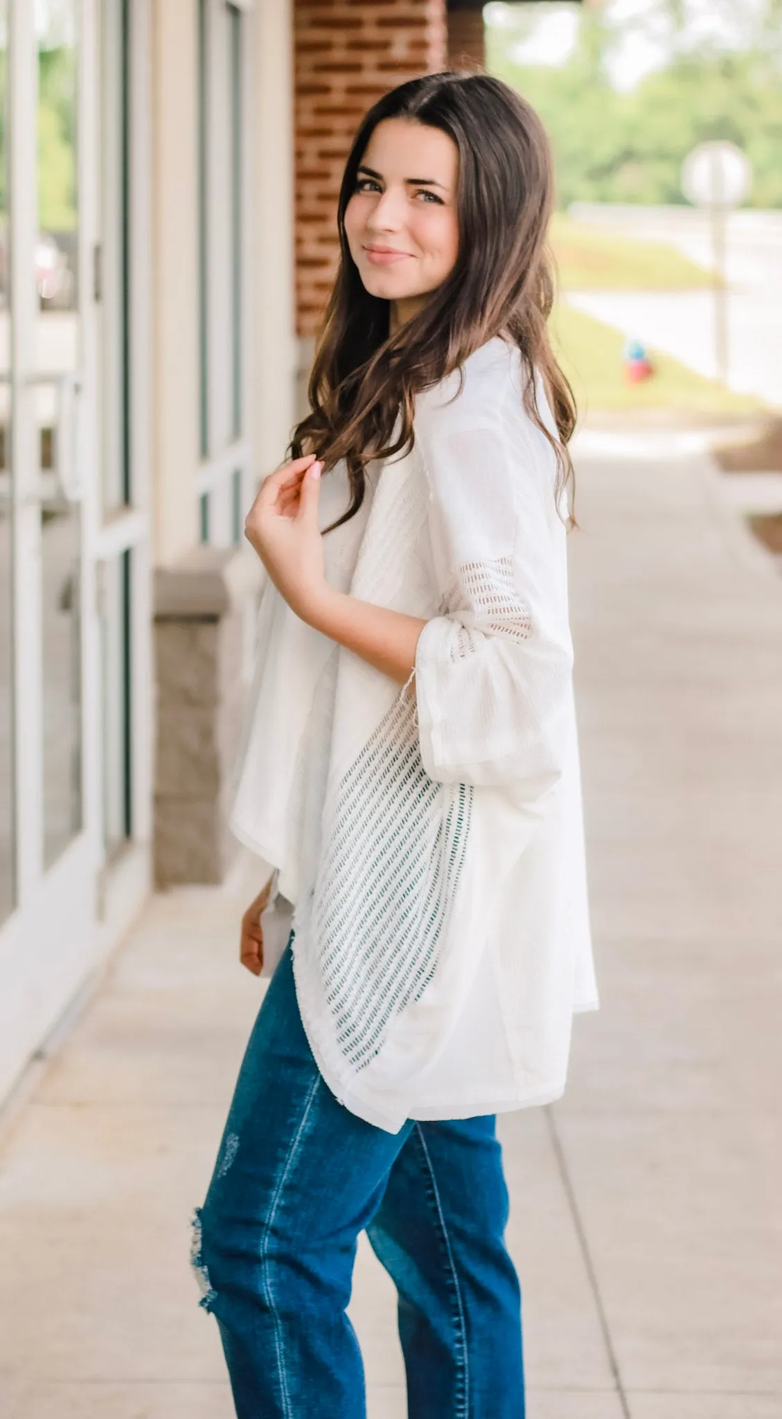 Pretty Girl Ivory Top
