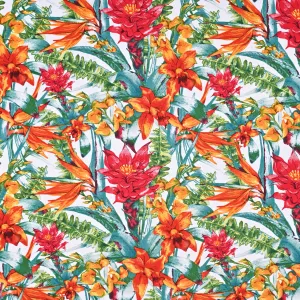 Printed Mini Matt Exotic Forest White