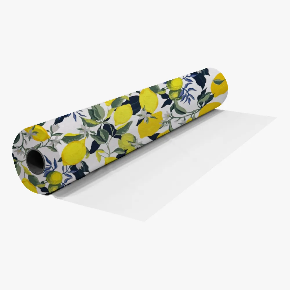 Printed Mini Matt Zesty Lemon White