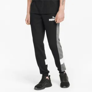 PUMA ESSENTIALS  MEN'S COLOURBLOCK SWEATPANTS