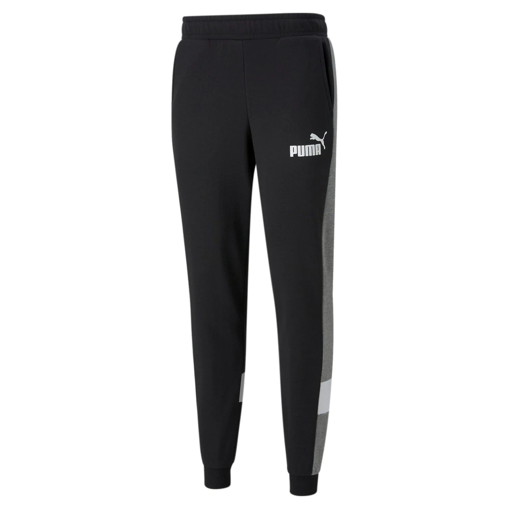 PUMA ESSENTIALS  MEN'S COLOURBLOCK SWEATPANTS