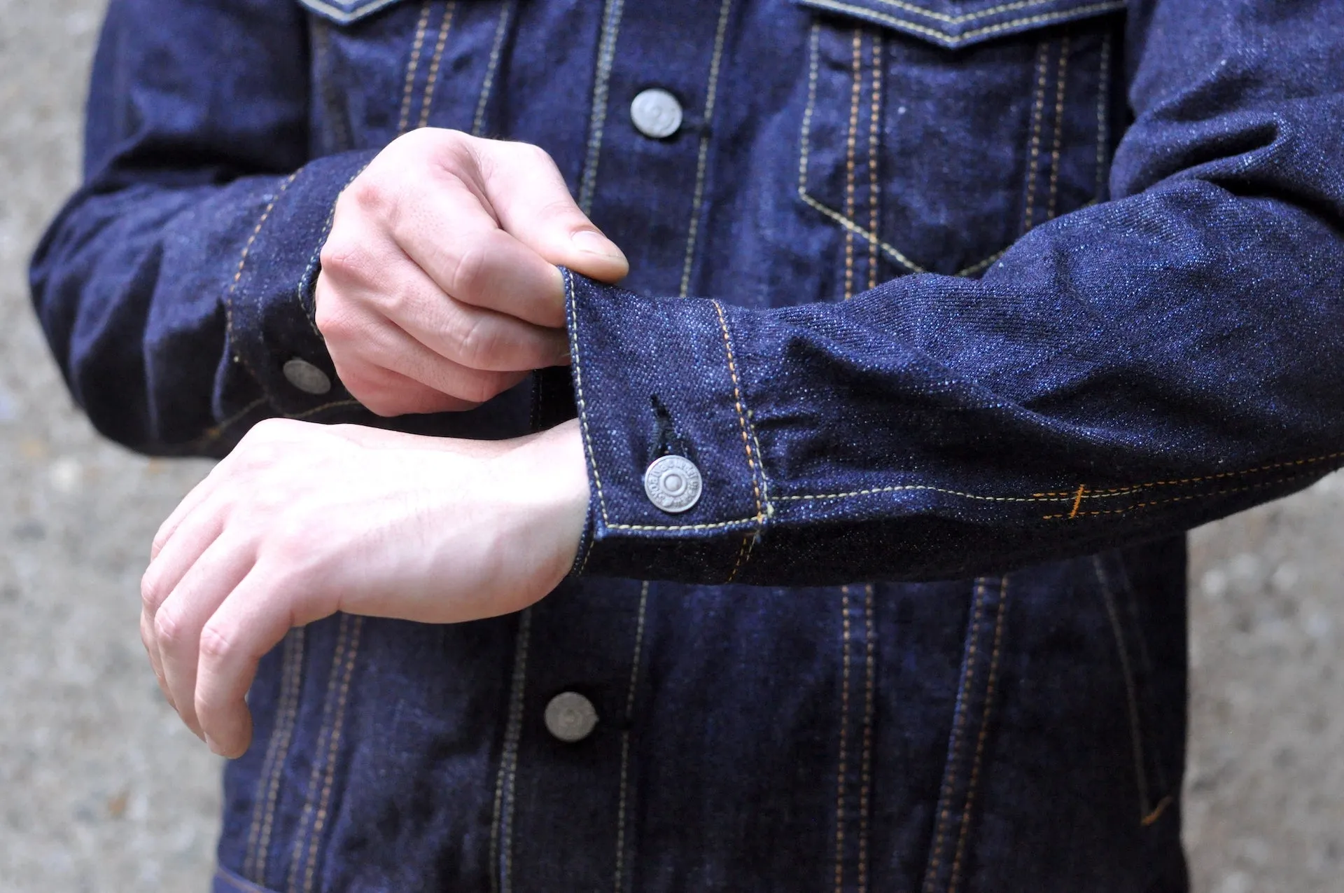 Pure Blue Japan 14oz "Signature" Modified Type 3 Denim Jacket