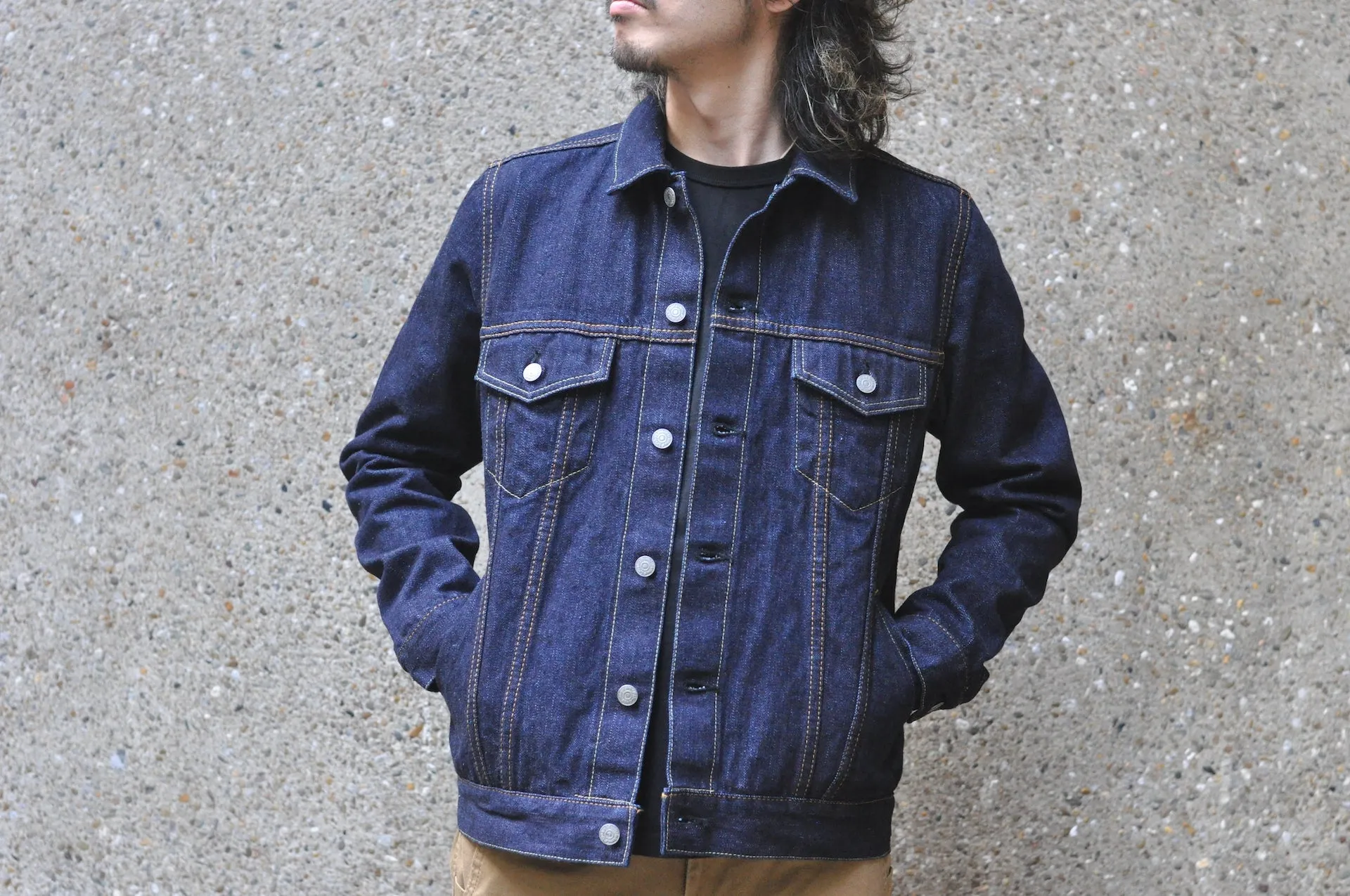 Pure Blue Japan 14oz "Signature" Modified Type 3 Denim Jacket