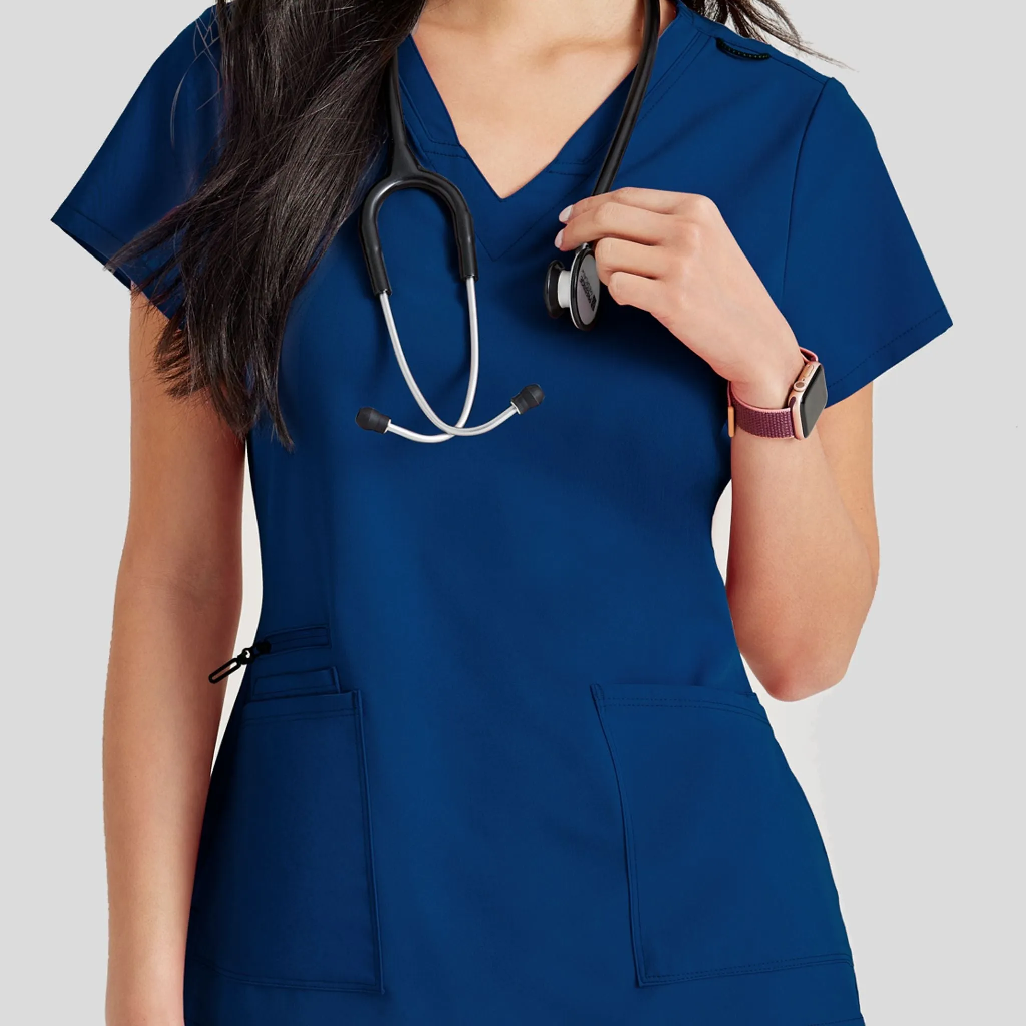Purpose Scrub Top | Indigo