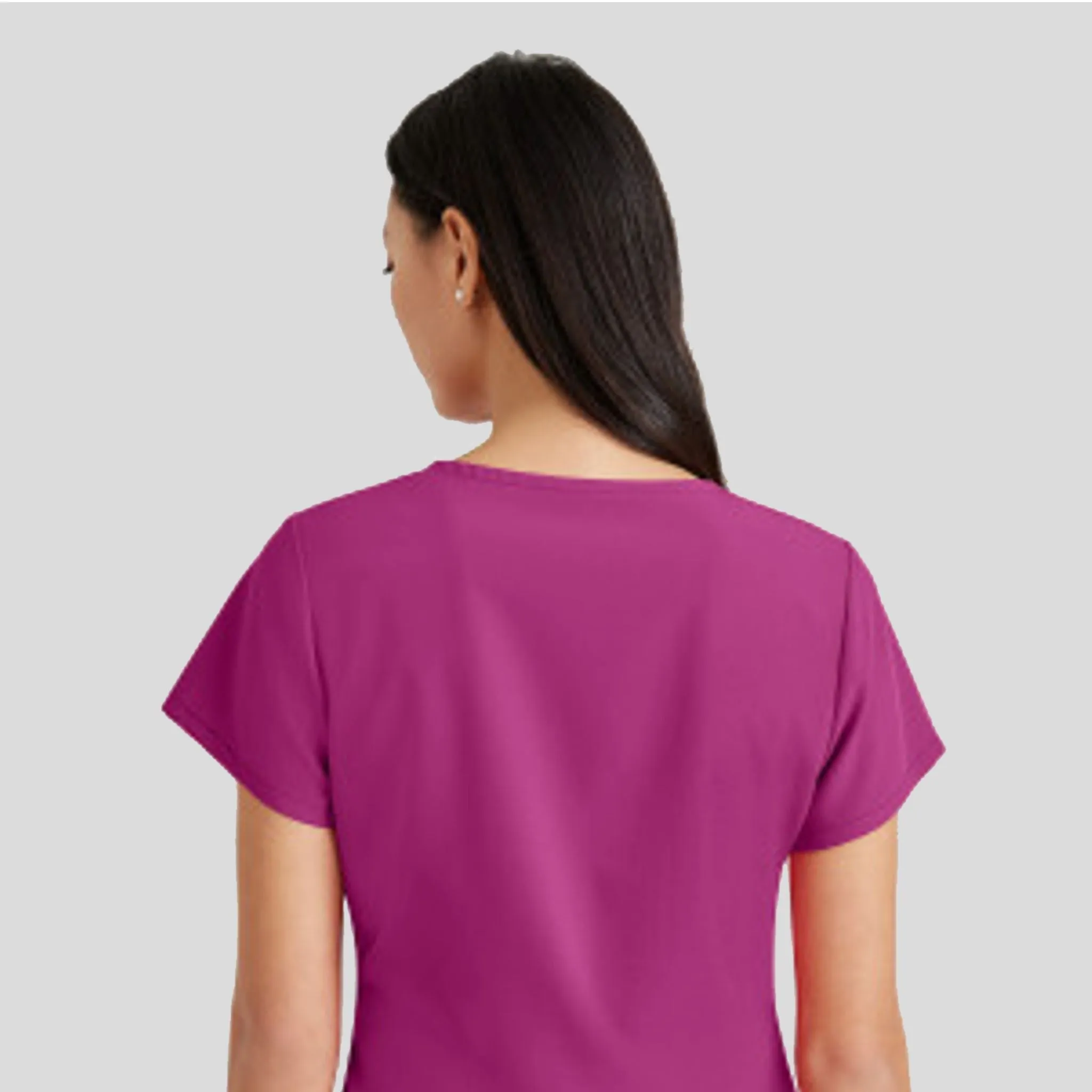 Purpose Scrub Top | Magenta Rush