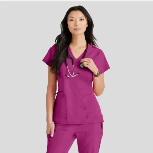 Purpose Scrub Top | Magenta Rush