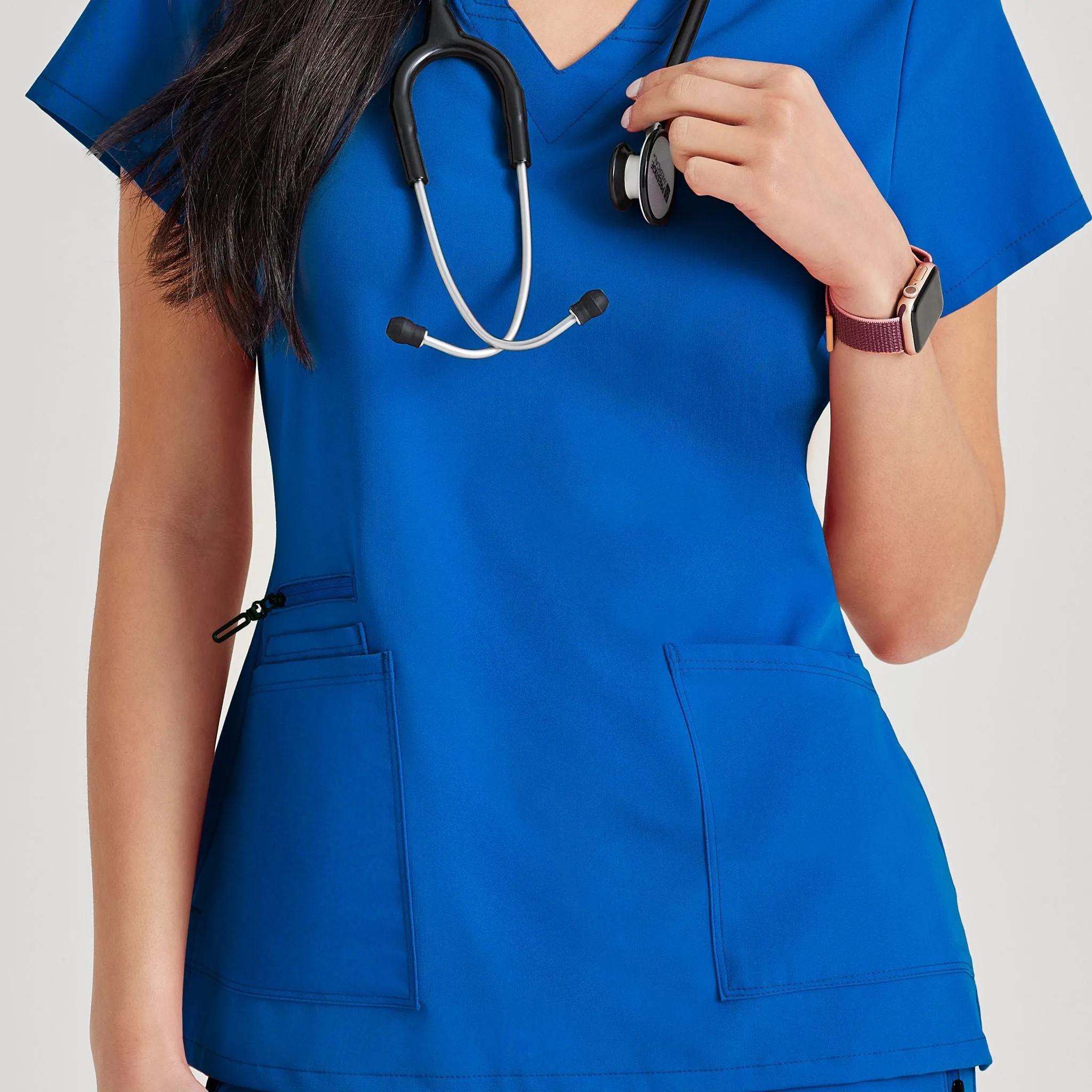 Purpose Scrub Top | Royal