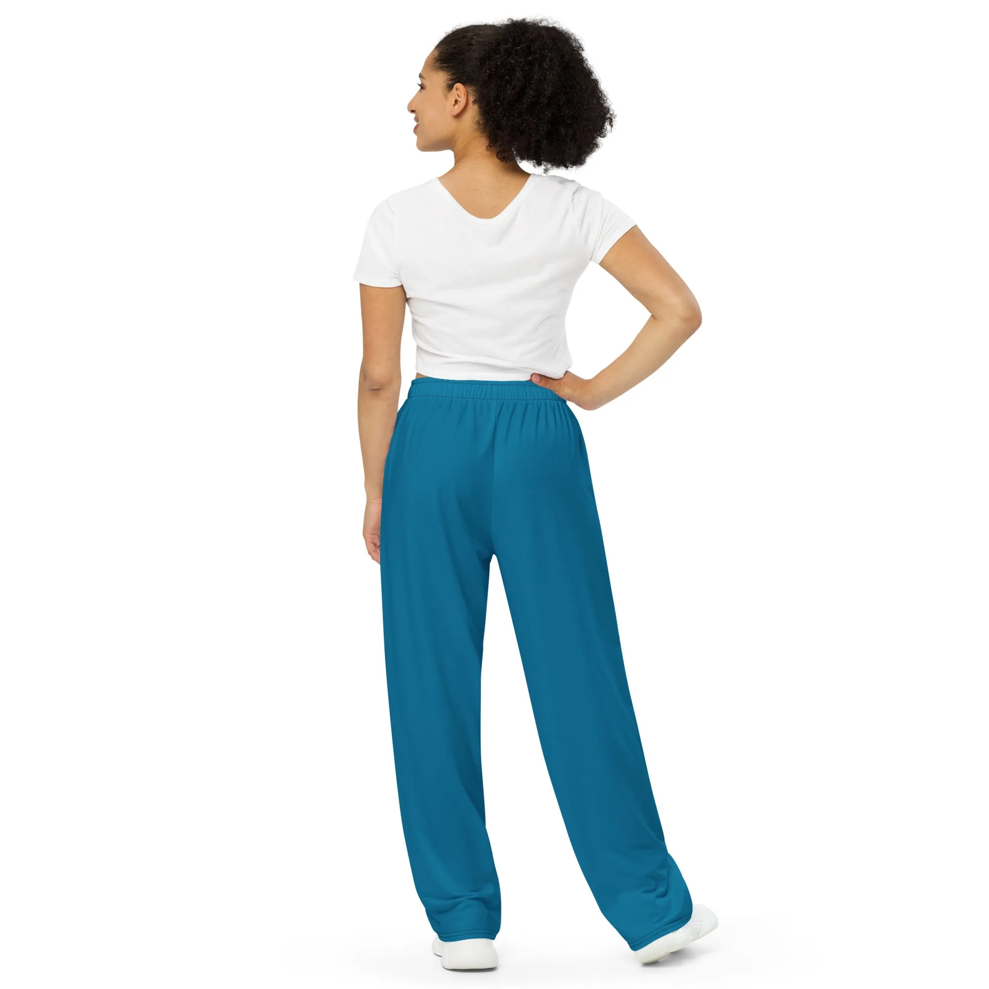 "Incoming - One Design" Color Coordinating Unisex wide-leg pants - Women