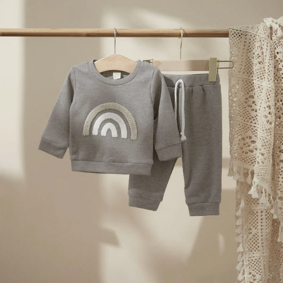 Rainbow Sweatshirt and Sweatpants Set (2pc)