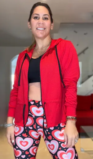 Red Basic  Jacket