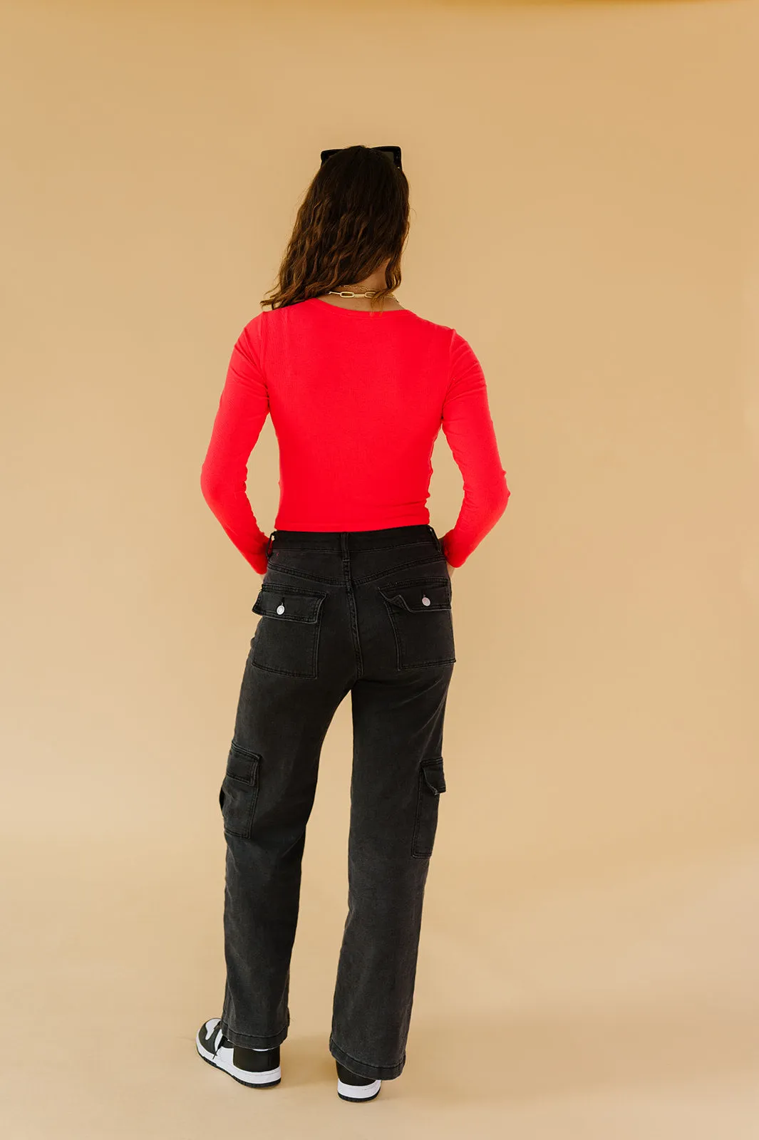Red Hot Ribbed Top *RESTOCKED*