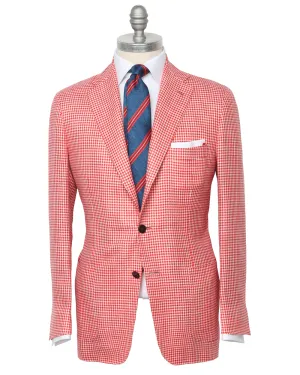 Red Houndstooth Sportcoat