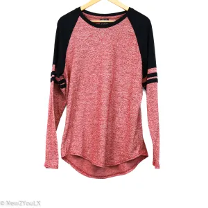 Red/Navy Baseball Tee (Carbon)