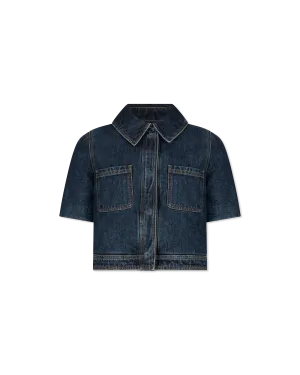 Reproportioned Cropped Denim Jacket