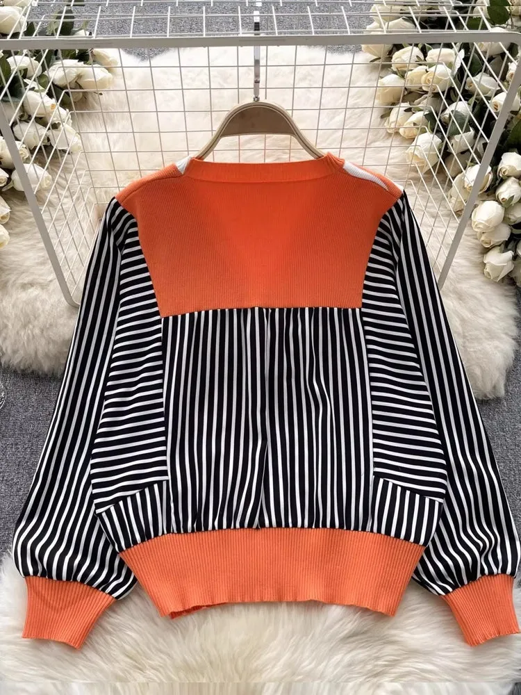 Retro Loose Casual Office Lady Women Shirt