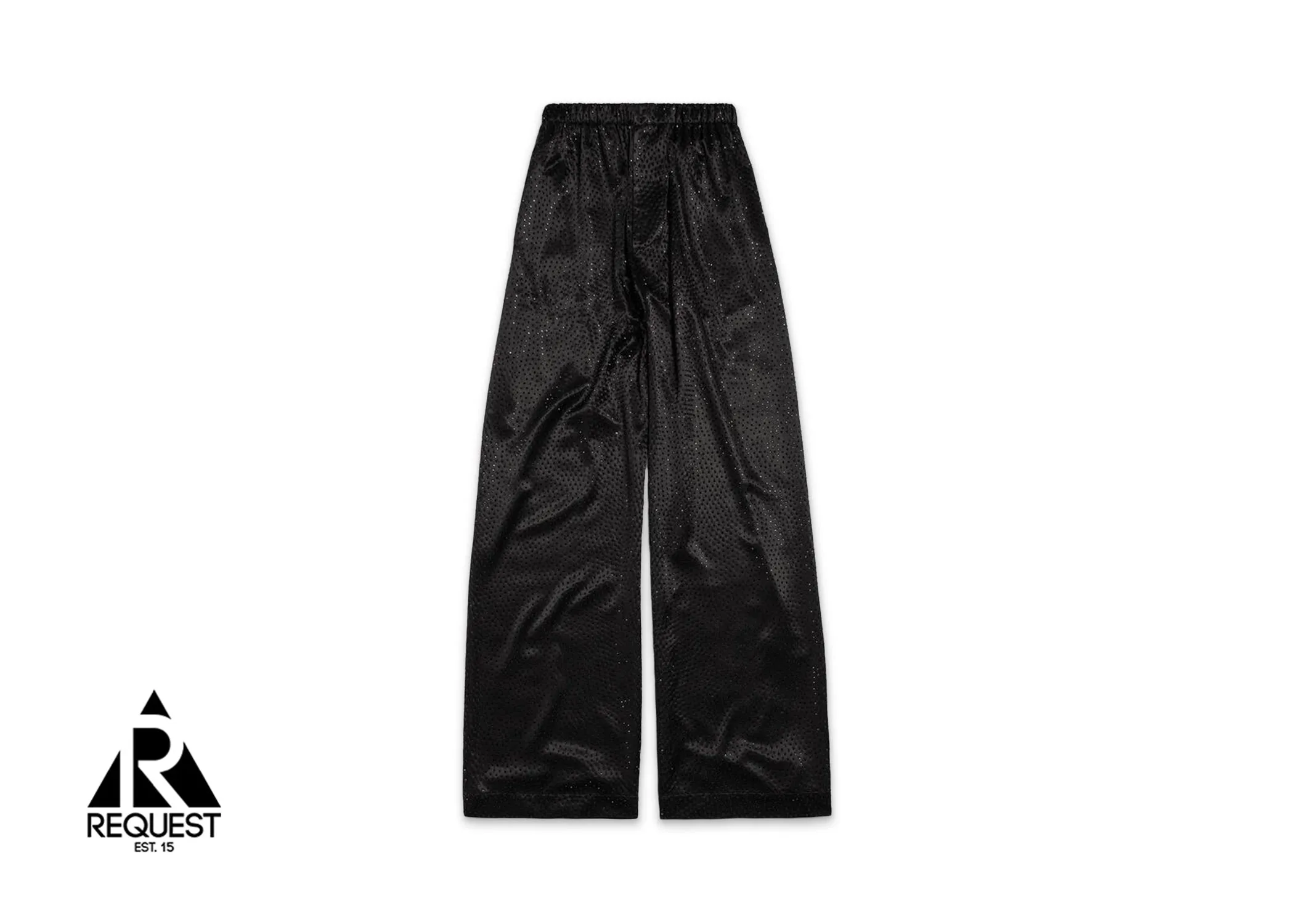 Rhinestone Baggy Sweatpants "Black"