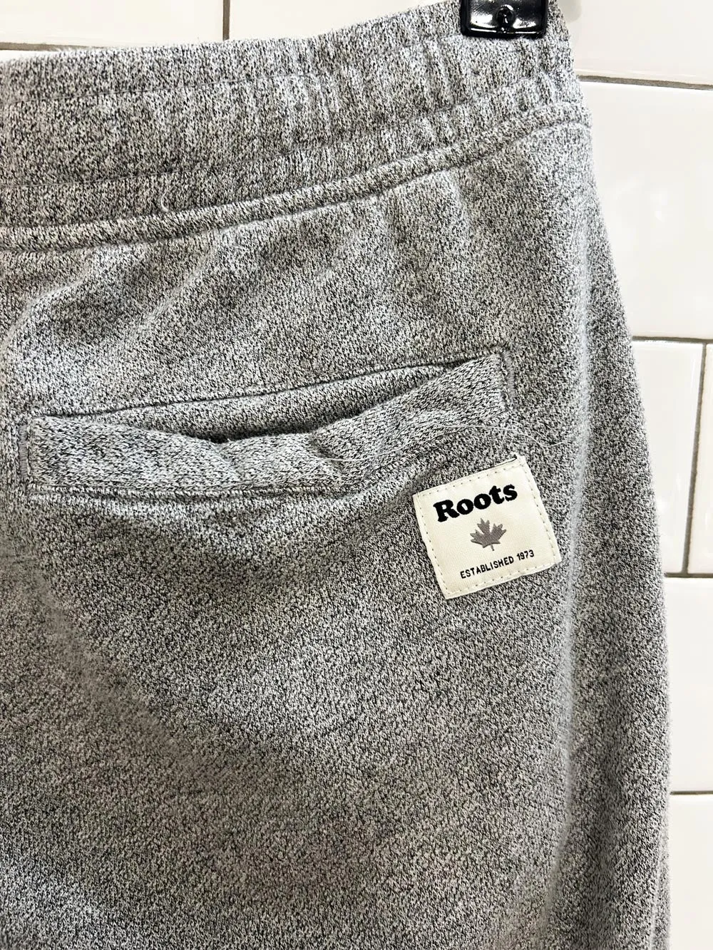 roots original wide leg crop sweatpant