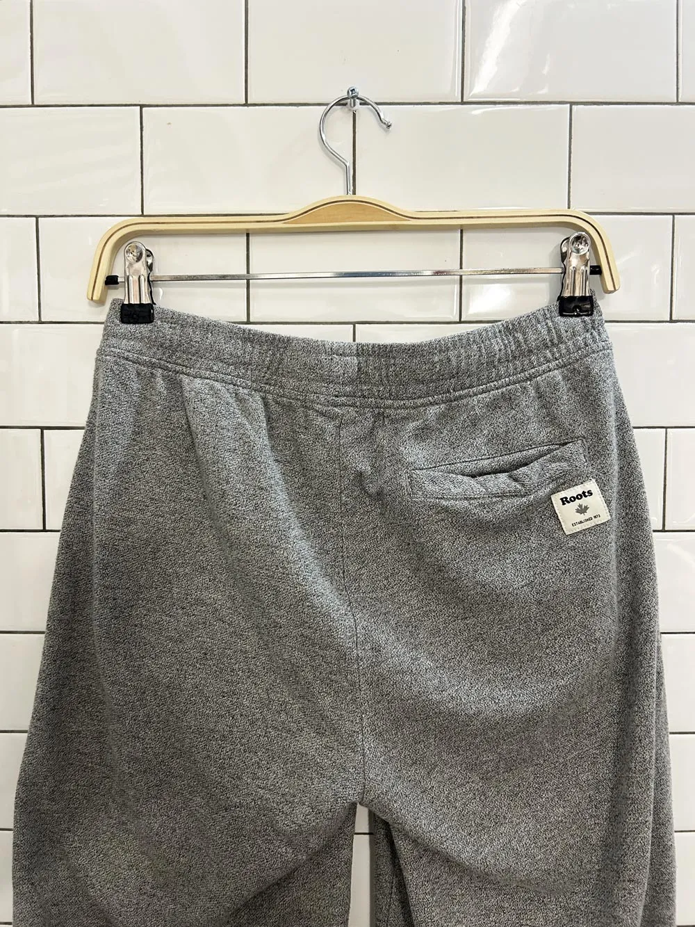 roots original wide leg crop sweatpant