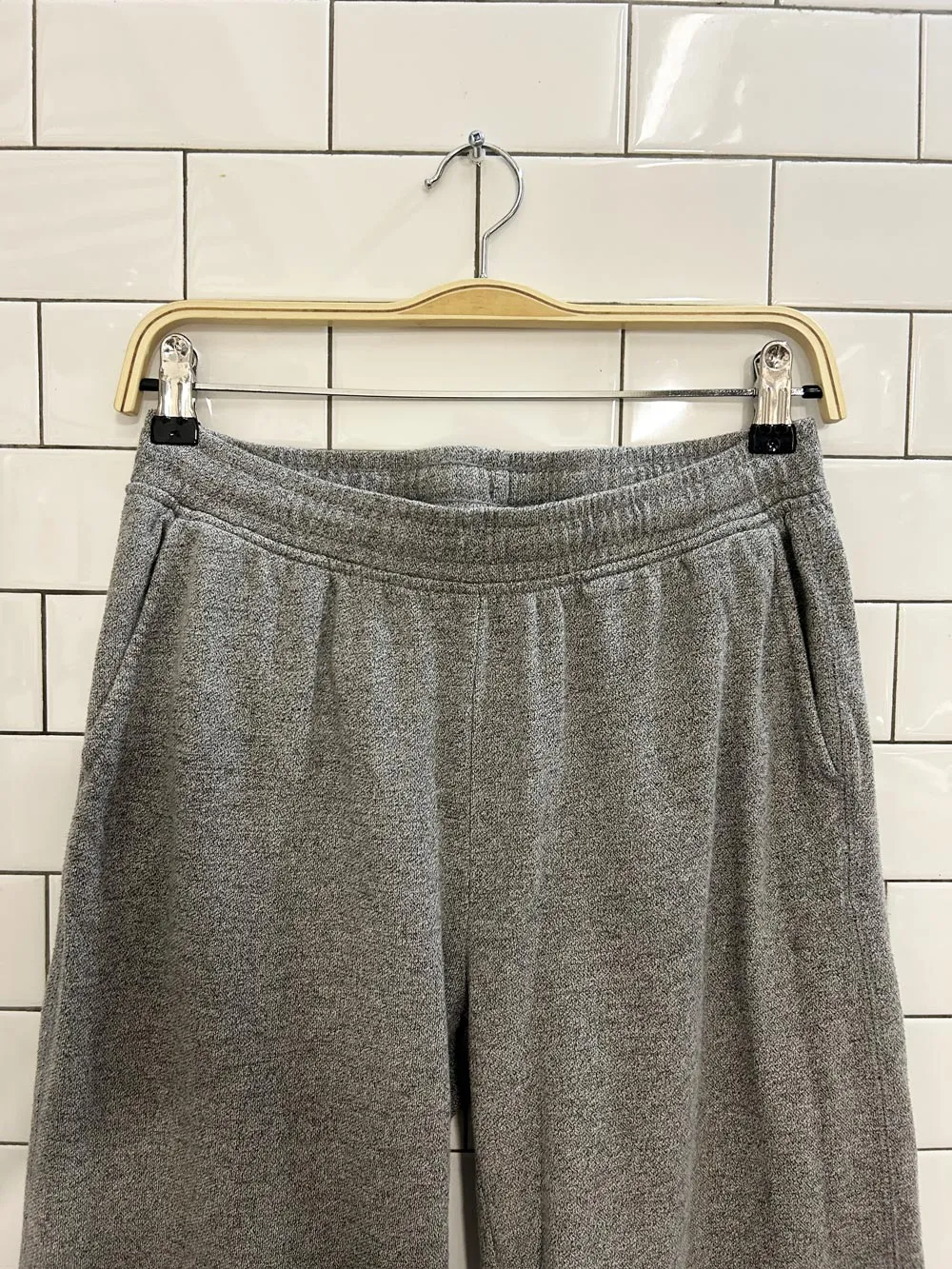 roots original wide leg crop sweatpant