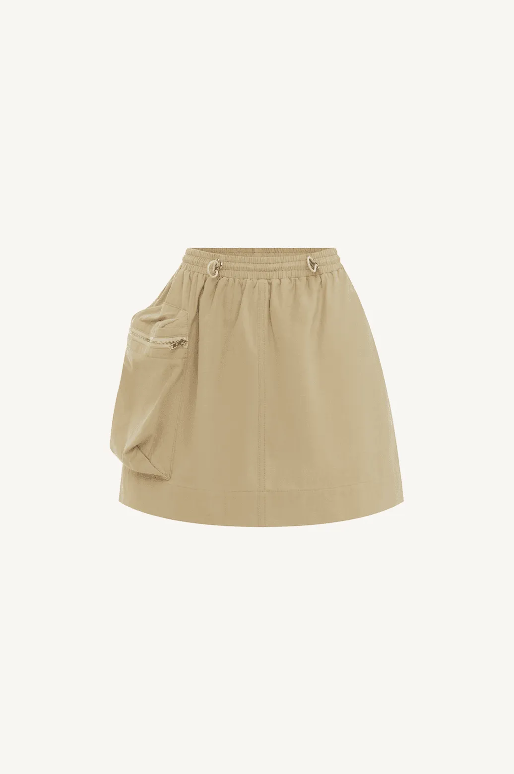 ROWIE THE LABEL Drew Cargo Mini Skirt - Khaki