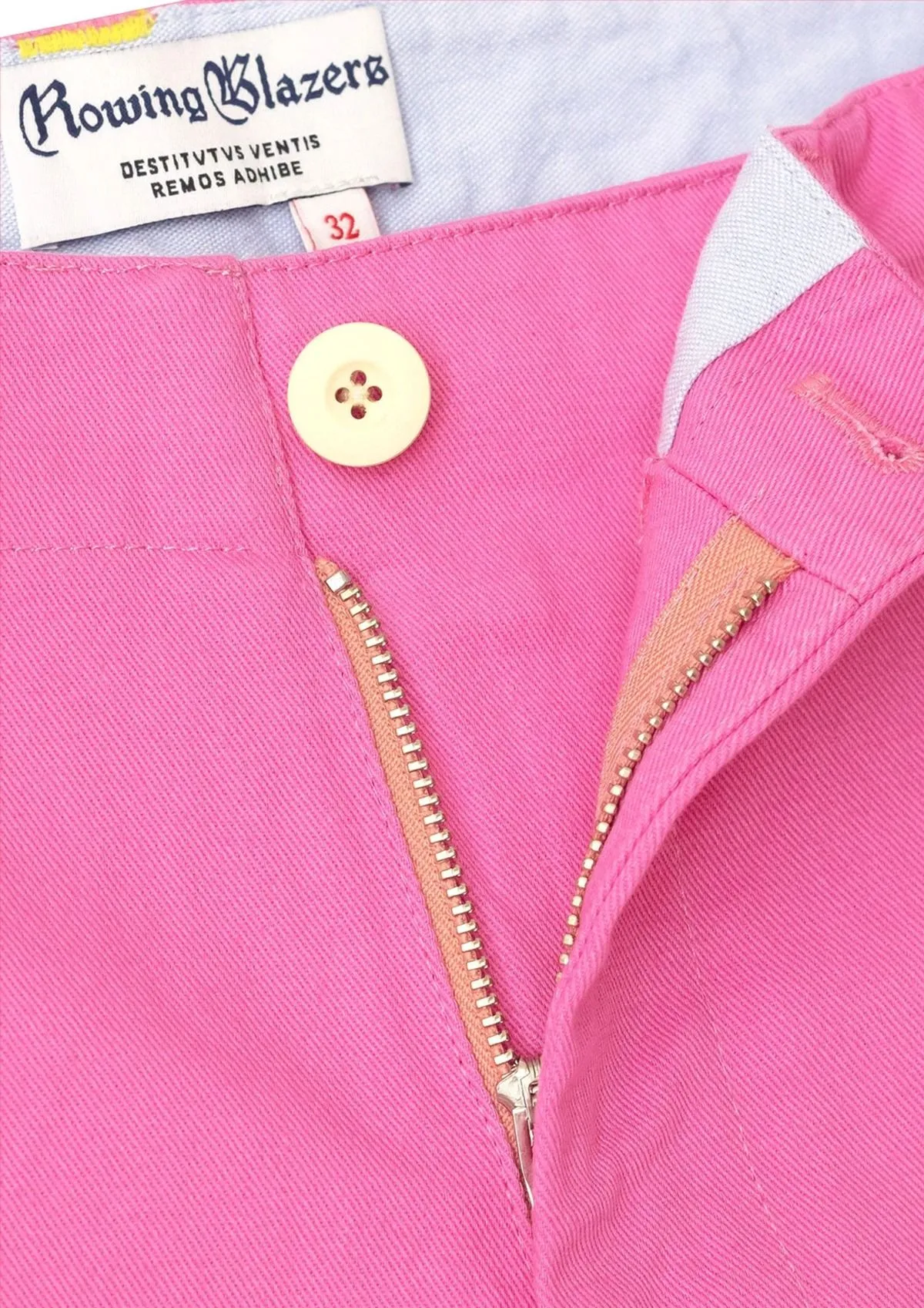ROWING BLAZERS PINK COTTON TWILL WIDE TROUSER