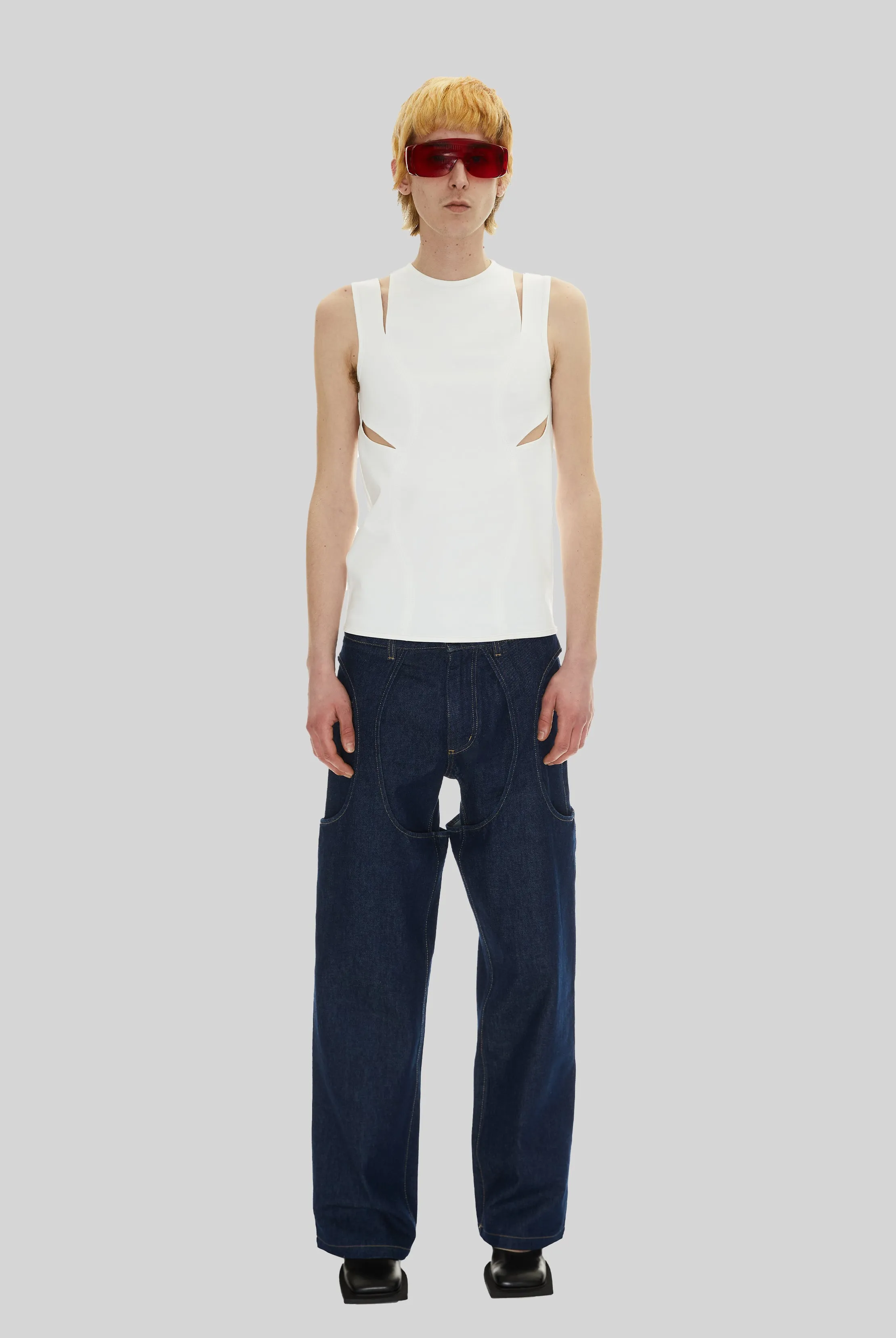 Sage Tank Top in White
