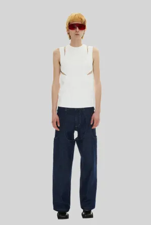 Sage Tank Top in White