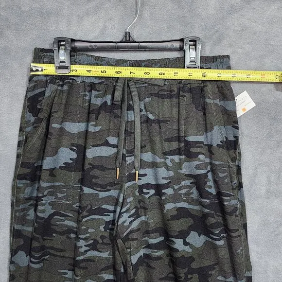 Sanctuary Jogger Pajamas Set Loungewear French Terry Earth Camo Size Small