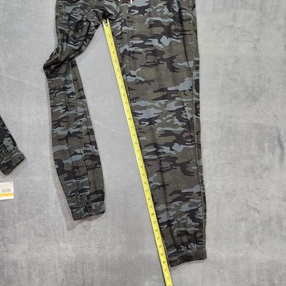Sanctuary Jogger Pajamas Set Loungewear French Terry Earth Camo Size Small
