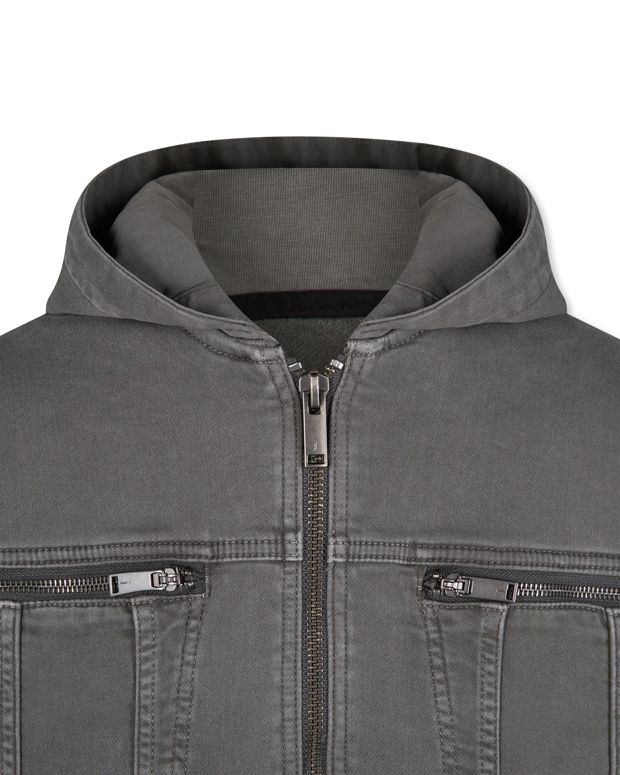Scott Hooded Denim Trucker Jacket
