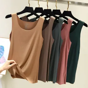 seamless V-Neck Tank Tops