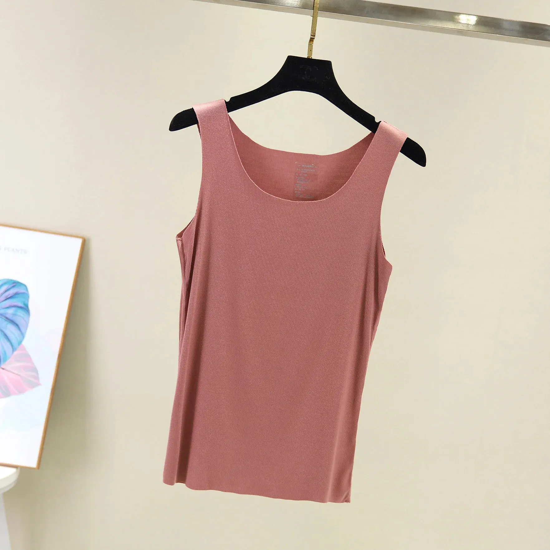 seamless V-Neck Tank Tops
