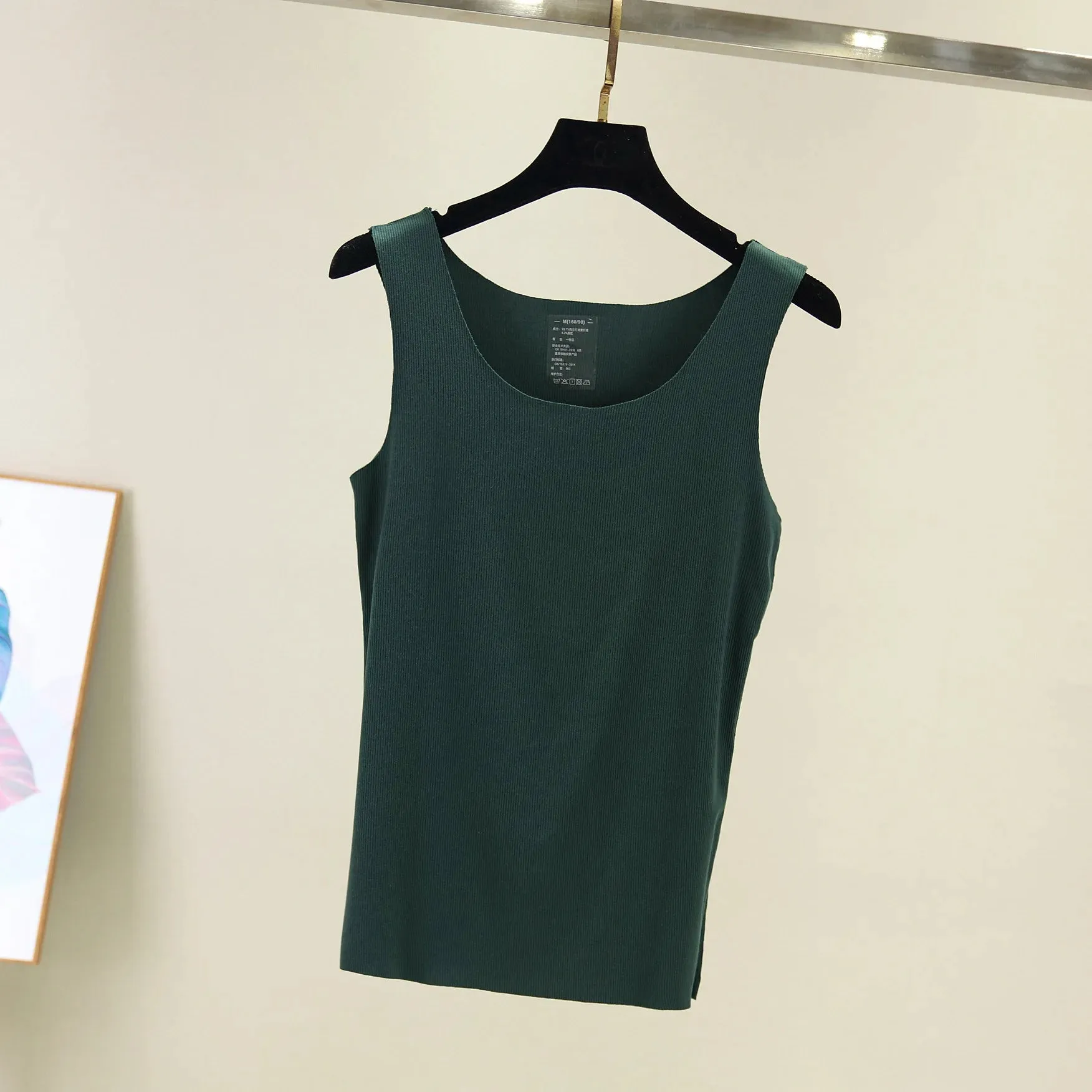 seamless V-Neck Tank Tops