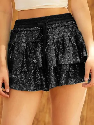 SEQUIN MINI SKIRT