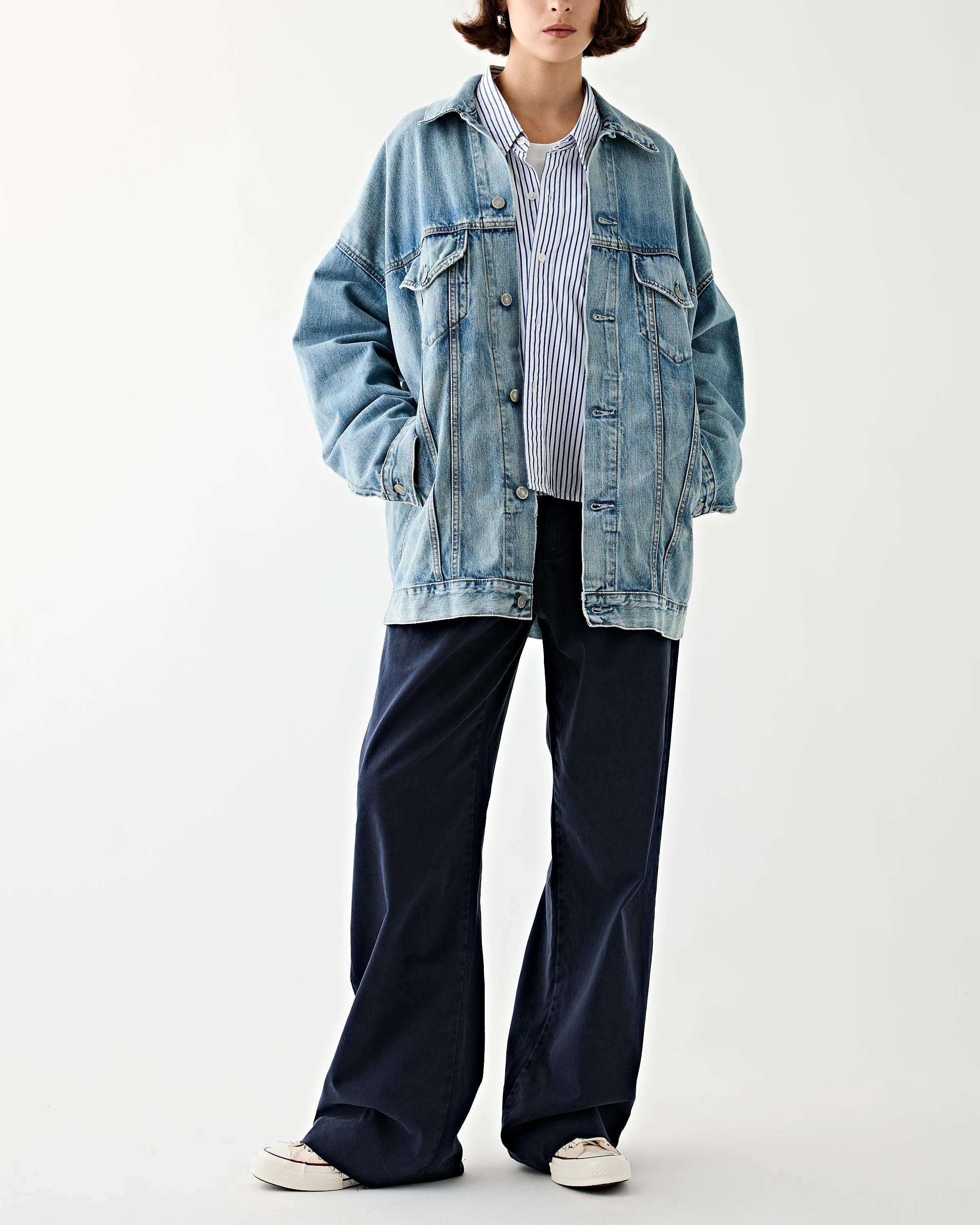 Serena Trucker Jacket Indigo