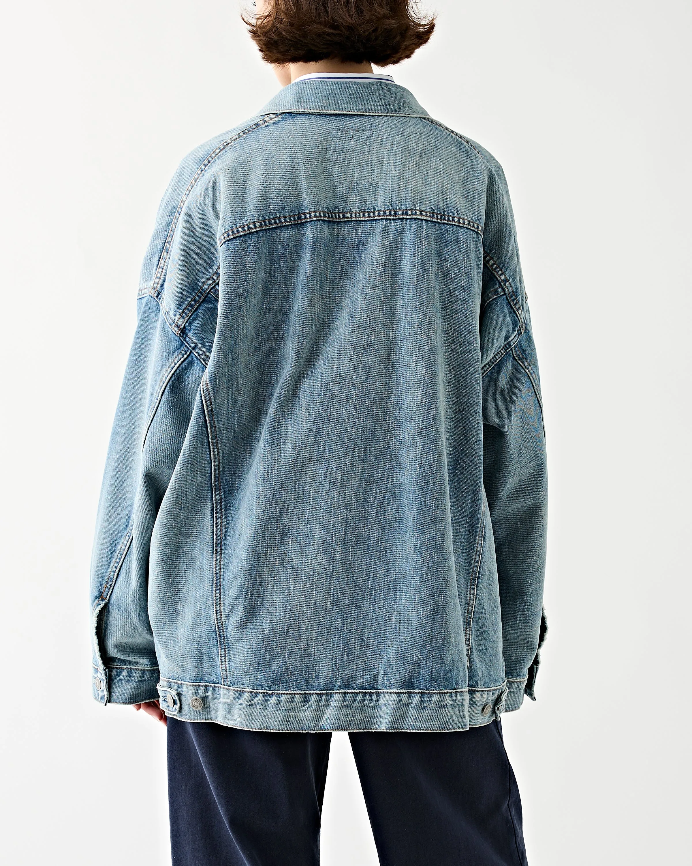 Serena Trucker Jacket Indigo