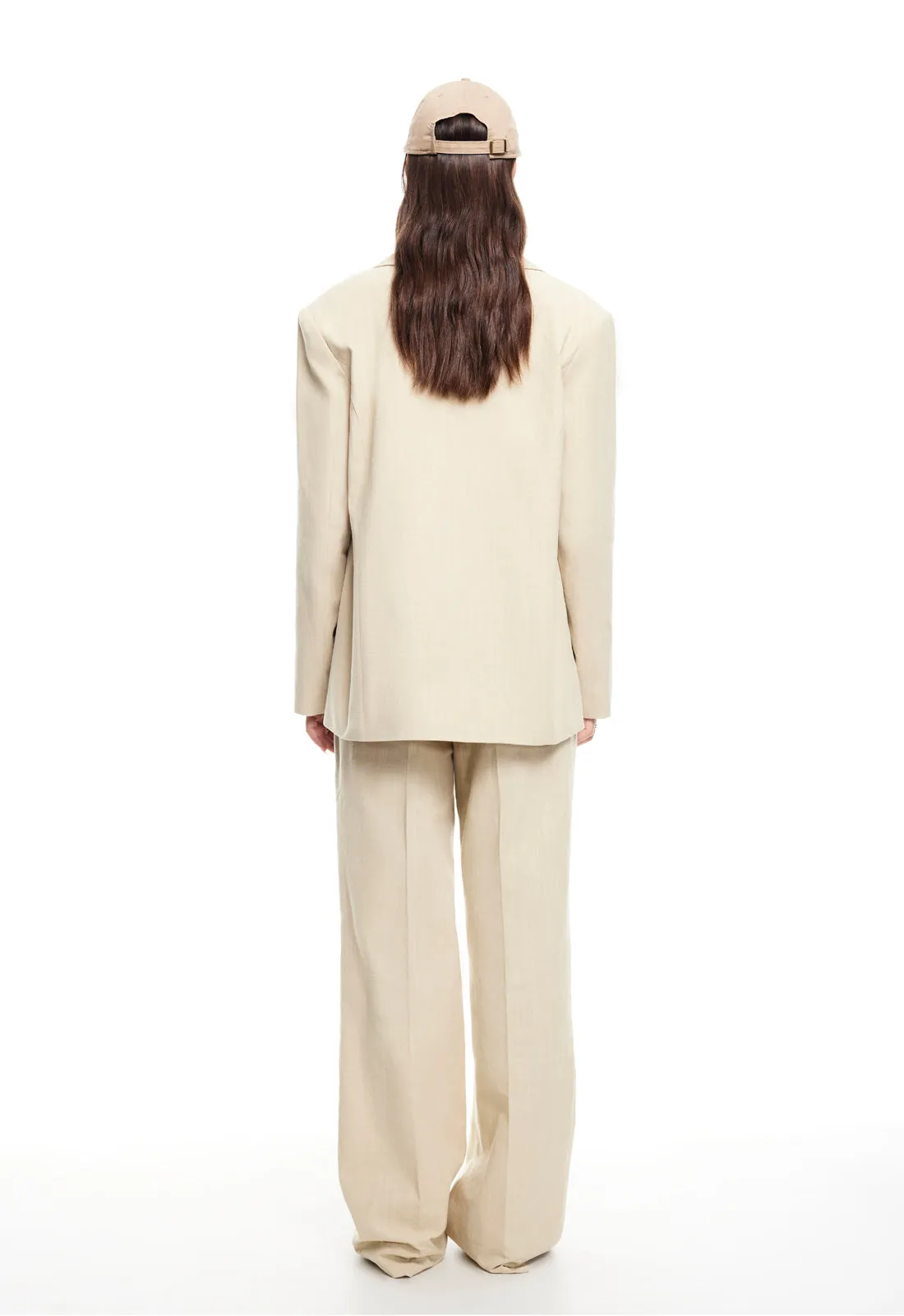 SERENE BLAZER - DEEP WHEAT