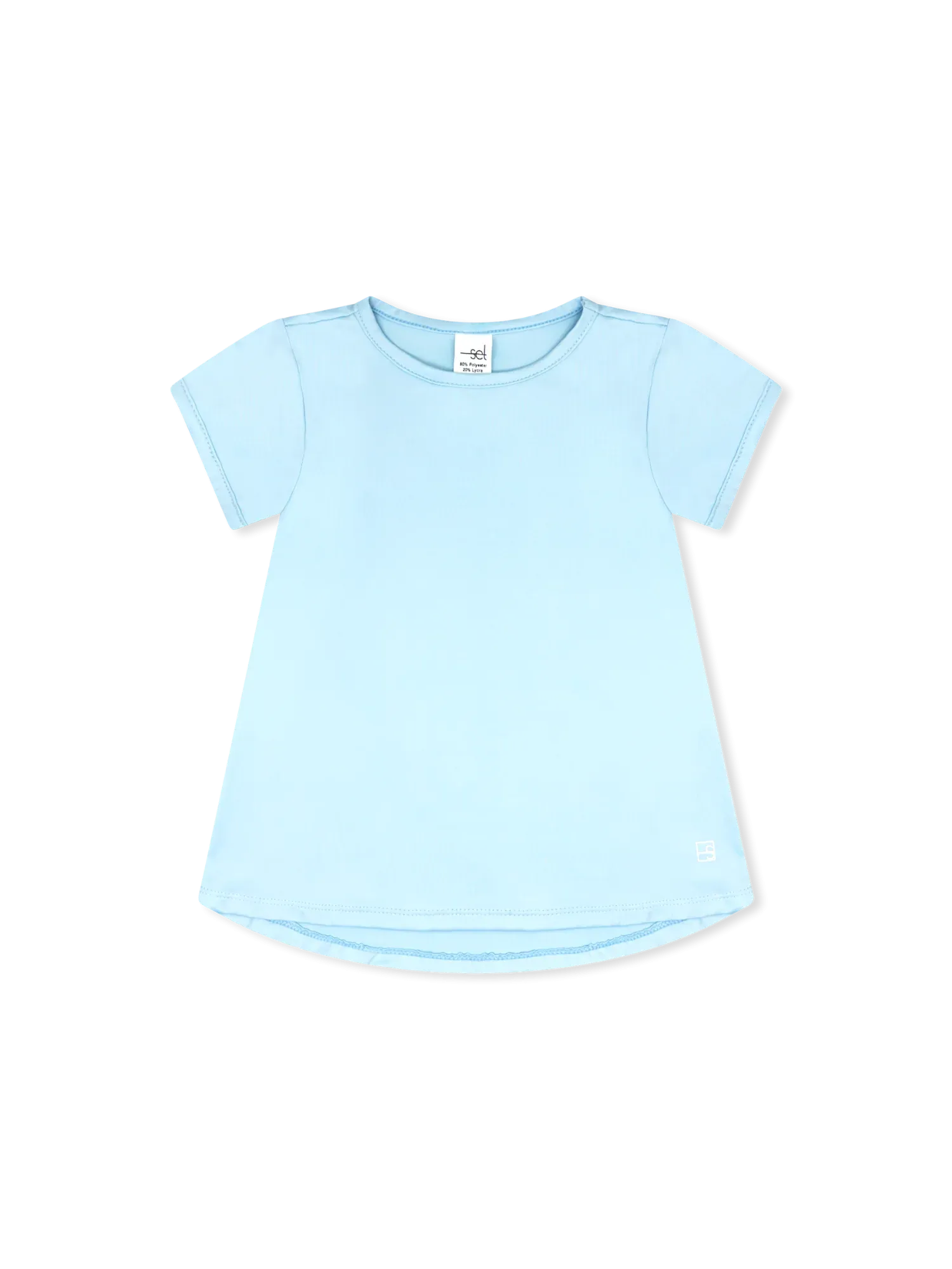 Set Athletics Bridget Basic Tee - Cotton Candy Blue