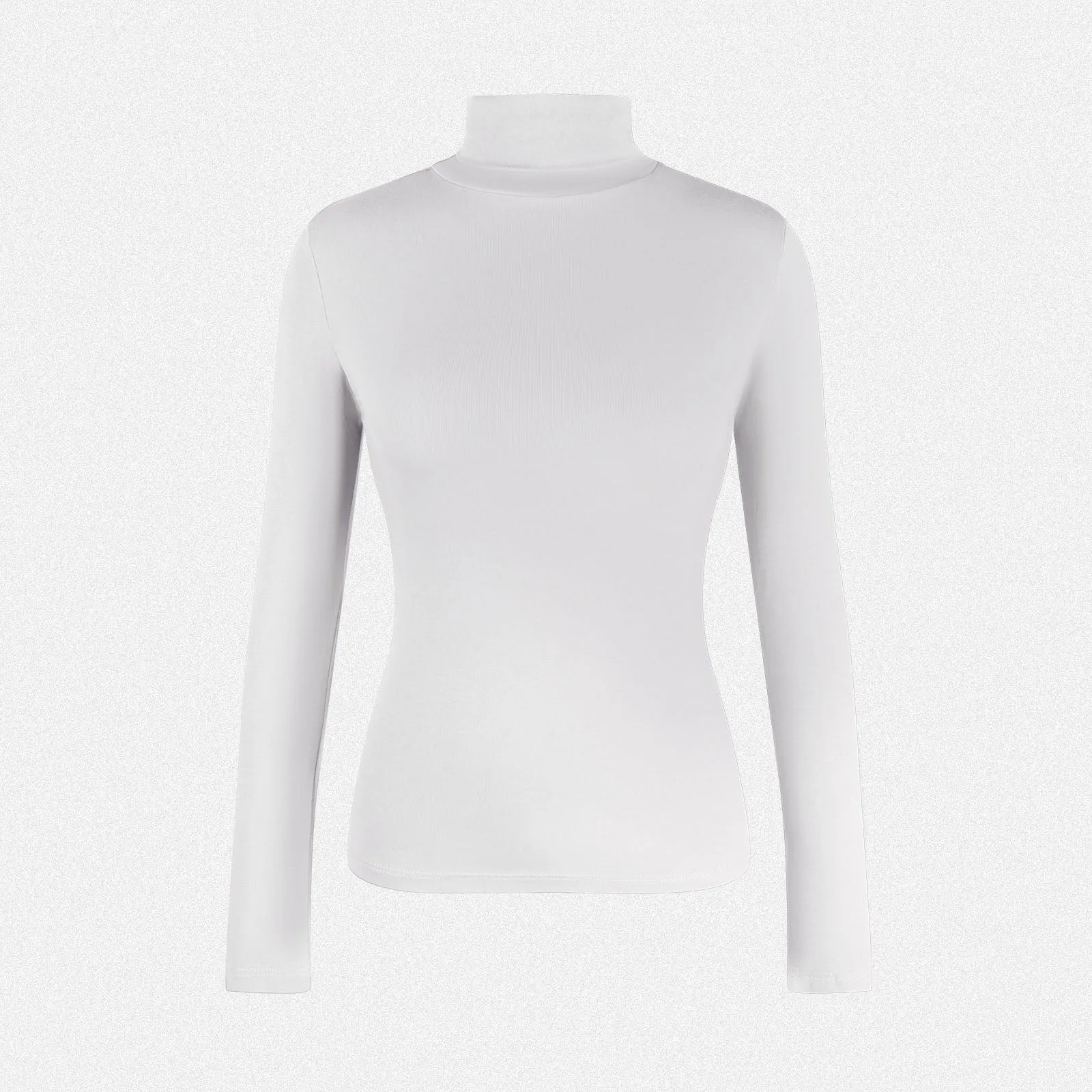 Shaperin Long Sleeve Turtleneck Tops Slim Pullover Shirts