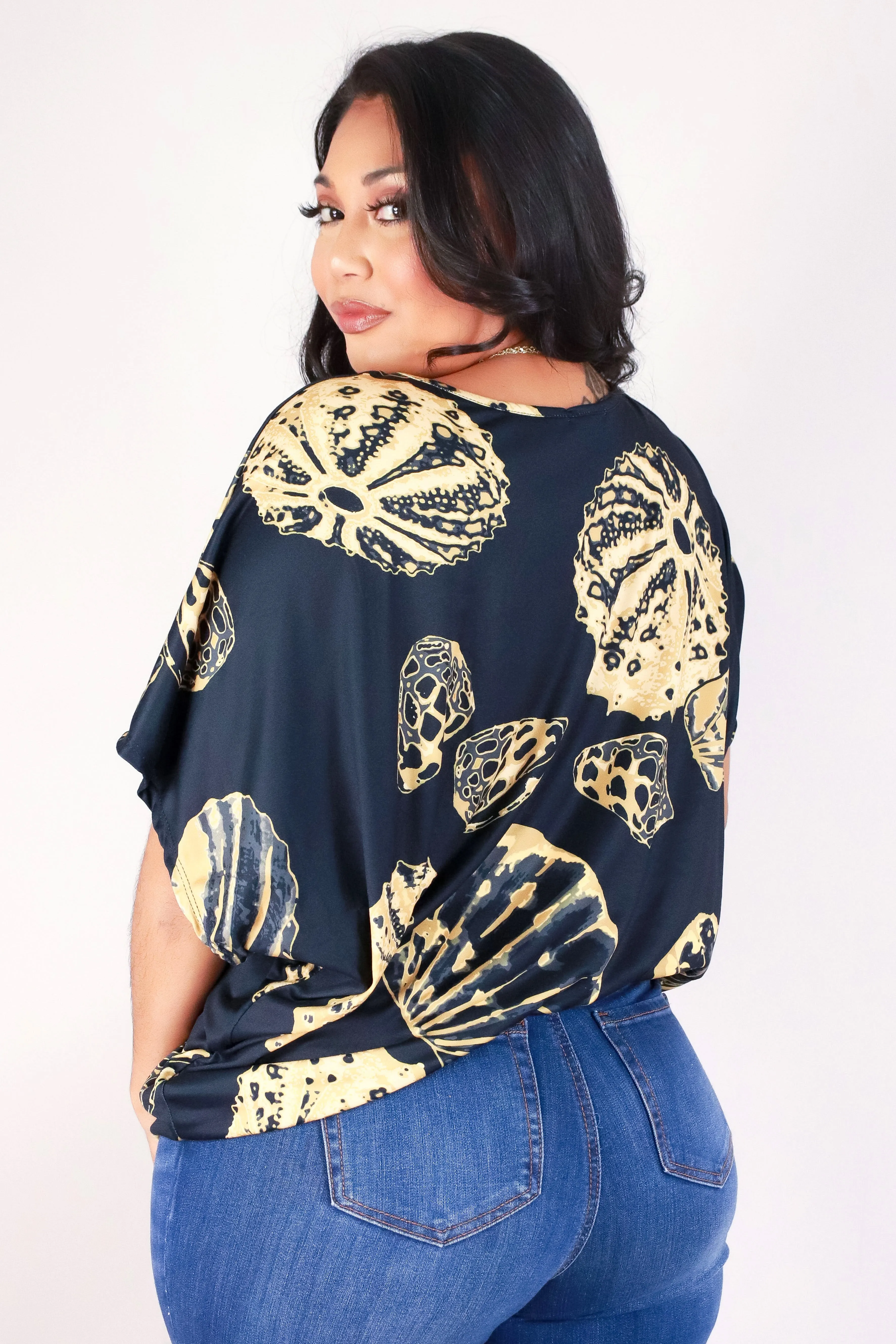 SHELL DOLMAN TOP