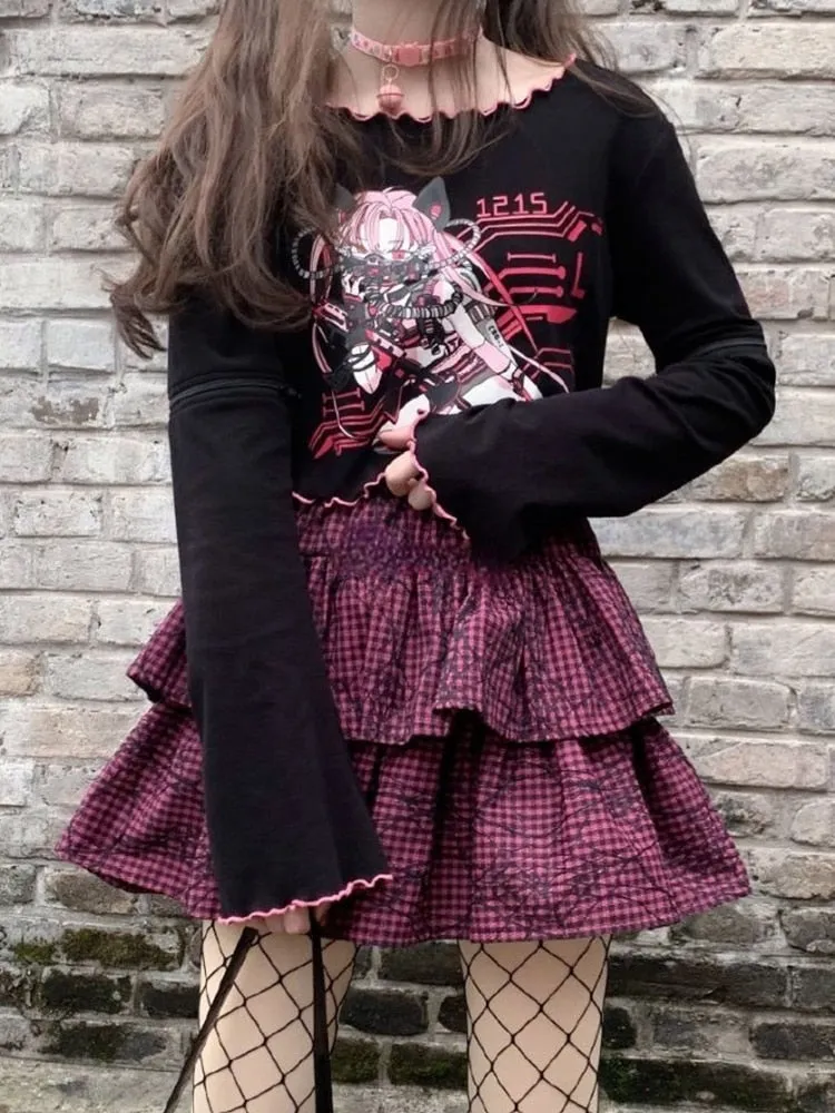 Short Skirts Pink Women Skirts Preppy Style Mini Skirt Japanese Fashion Skirts