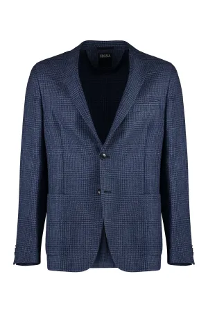 Single-breasted two-button blazer